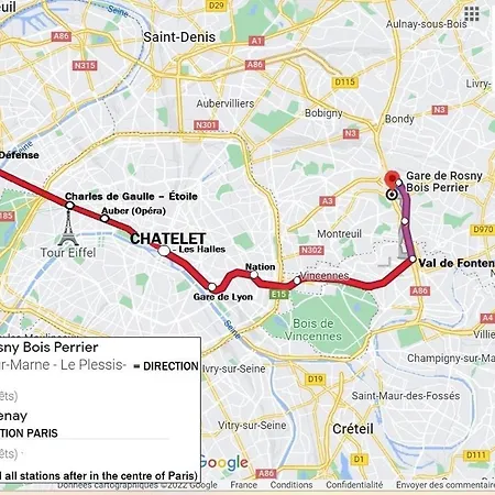 Proche De Metro, 25 Min Centre Paris *